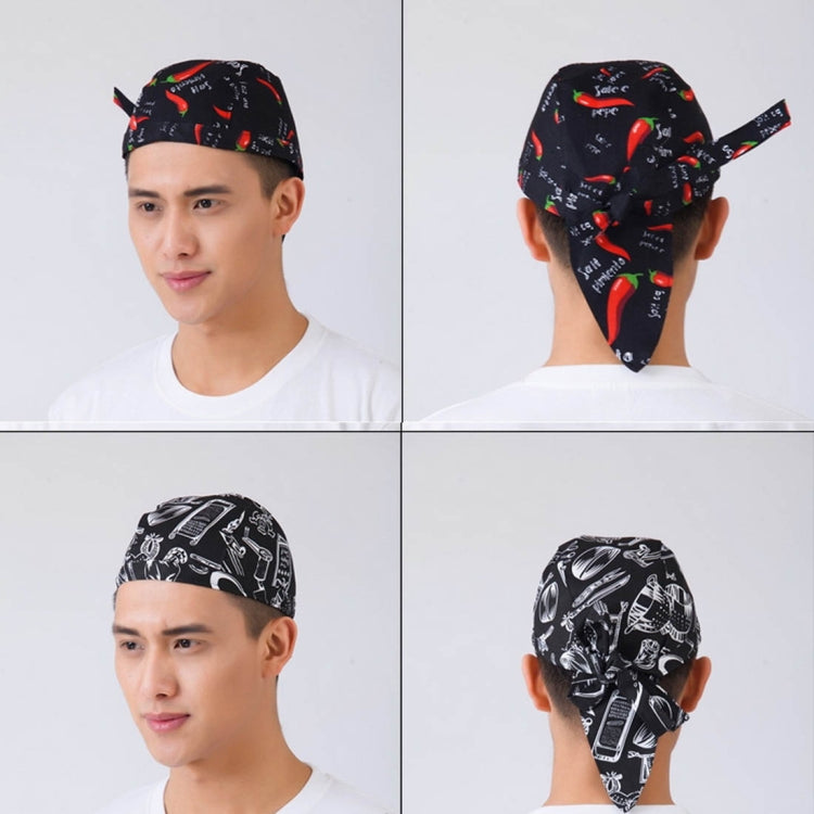 หมวกเชฟและพนักงานเสิร์ฟสไตล์เรียบง่าย หมวกโจรสลัด หมวกผ้าพัน Turban Cap, Turban Cap 2, Turban Cap สีแดง, Turban Cap สีดำ, Turban Cap ลาย, Turban Cap1