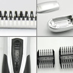เครื่องโกนผมไฟฟ้าพลังงานแบตเตอรี่สำหรับเด็ก เครื่องตัดผมผู้ชาย (สีเงิน)