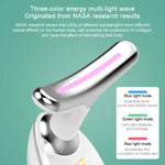 เครื่องความงามสำหรับลำคอ ลดริ้วรอยด้วยไฟ LED สี