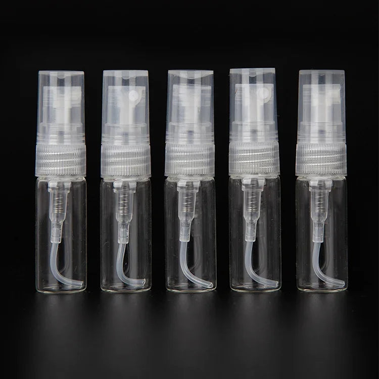 ขวดสเปรย์น้ำหอมเปล่า 50 ชิ้น ความจุ: 2ML (ใส), 2ML (ใส)