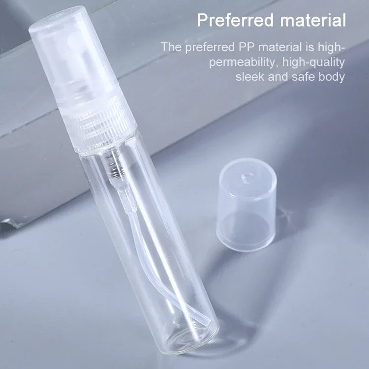 ขวดสเปรย์น้ำหอมเปล่า 50 ชิ้น ความจุ: 5ML (ใส), 5ML (ใส)
