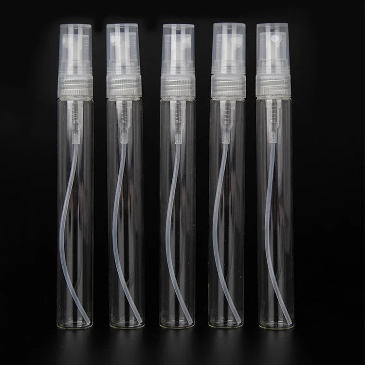 ขวดสเปรย์น้ำหอมเปล่า 50 ชิ้น ความจุ: 10ML (ใส), 10ML (ใส)