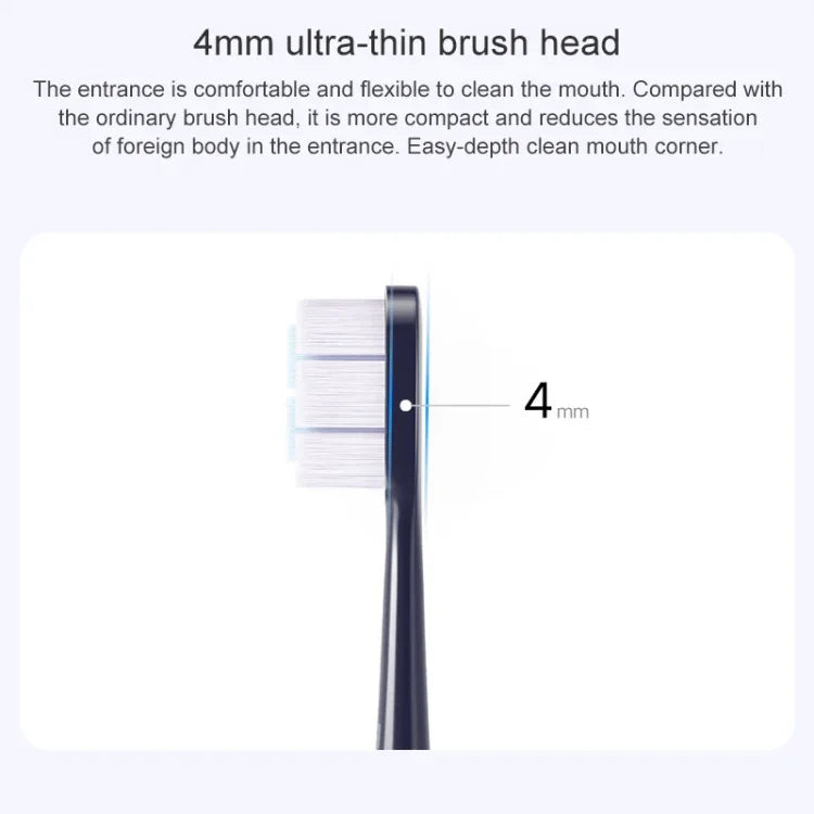 แปรงสีฟันไฟฟ้า Xiaomi Mijia T700 IPX7 แบบโซนิค พร้อมจอแสดงผล LED