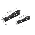 เครื่องมือทำเล็บ ที่ตัดเล็บสแตนเลส ขนาด: S, 6.9 x 1.3cm, ขนาด: 6.9 x 1.3cm (สีดำ)