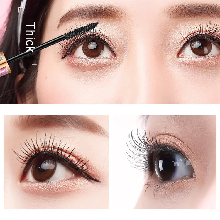 มาสคาร่า LEEZI 4D ต่อขนตา หนา งอน กันน้ำ เครื่องสำอางแต่งหน้า