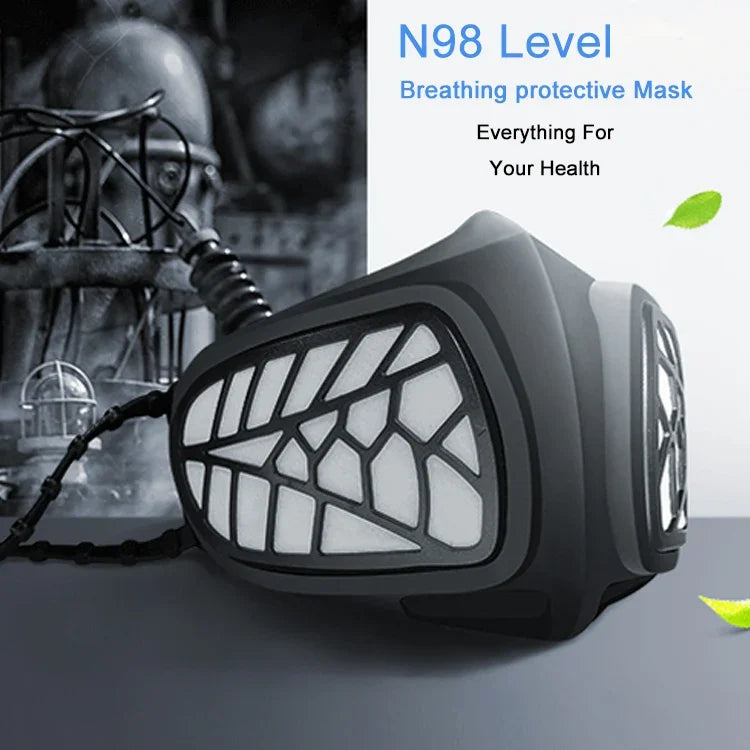 หน้ากากซิลิโคนป้องกัน PM2.5 KN95 พร้อมไส้กรองเปลี่ยนได้ ป้องกันไวรัสและฝ้า ใช้ซ้ำได้ PM2.5 KN95