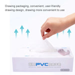 ถุงมือสอบสวน PVC แบบใช้แล้วทิ้ง 100 ชิ้น ถุงมือป้องกันใสโปร่งใสสำหรับใช้ในบ้าน ขนาด: L 100 ชิ้น ขนาด L