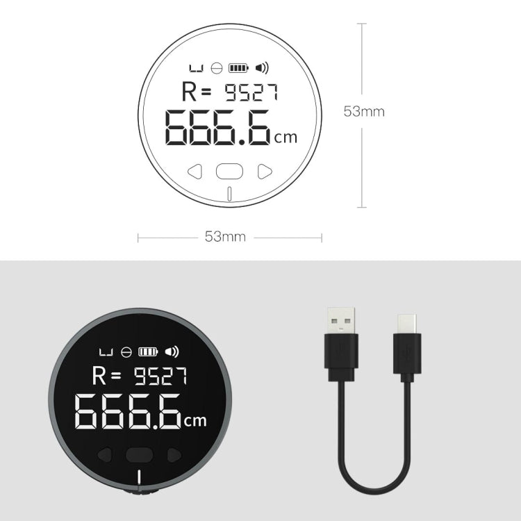 ไม้บรรทัดอิเล็กทรอนิกส์ Xiaomi Youpin Duka แบบพกพา พร้อมหน้าจอ LCD ไม้บรรทัดดิจิทัล