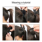 33# Invisible Seamless Bandage-style  Wig Long Straight Hair Wig Ponytail, 33#