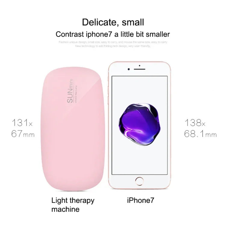 SUN mini 2 โคมไฟเล็บ UV + LED 6W USB สำหรับอบเจลเล็บ