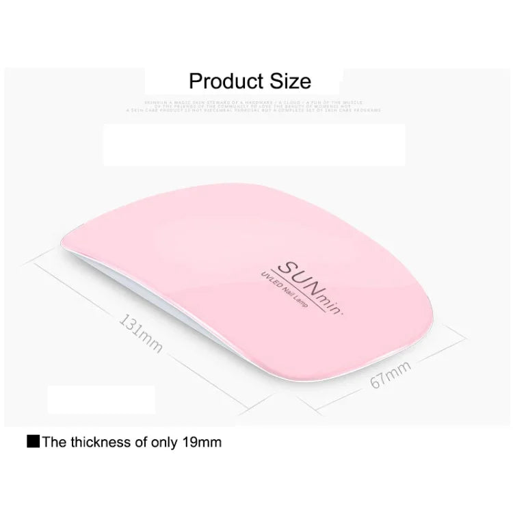 SUN mini 2 โคมไฟเล็บ UV + LED 6W USB สำหรับอบเจลเล็บ