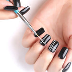 ชุดปากกาวาดเล็บ 3 ชิ้น ปากกาจุด ปากกาวาด ปากกาสลัก อุปกรณ์ทำเล็บ แปรงดินสอเล็บ