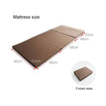 เตียงพับแบบสร้างสรรค์ ขนาด: กว้าง 200x90 ซม., ขนาด: กว้าง 200x90 ซม. (สีเทา), ขนาด: กว้าง 200x90 ซม. (สีน้ำตาล)