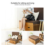 เตียงพับแบบสร้างสรรค์ ขนาด: กว้าง 200x90 ซม., ขนาด: กว้าง 200x90 ซม. (สีเทา), ขนาด: กว้าง 200x90 ซม. (สีน้ำตาล)