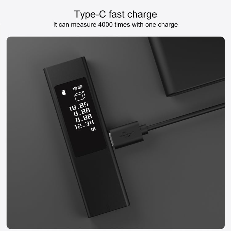 เครื่องวัดระยะเลเซอร์อินฟราเรดความแม่นยำสูง Xiaomi Youpin DUKA LS5 แบบหน้าจอสัมผัสแท้