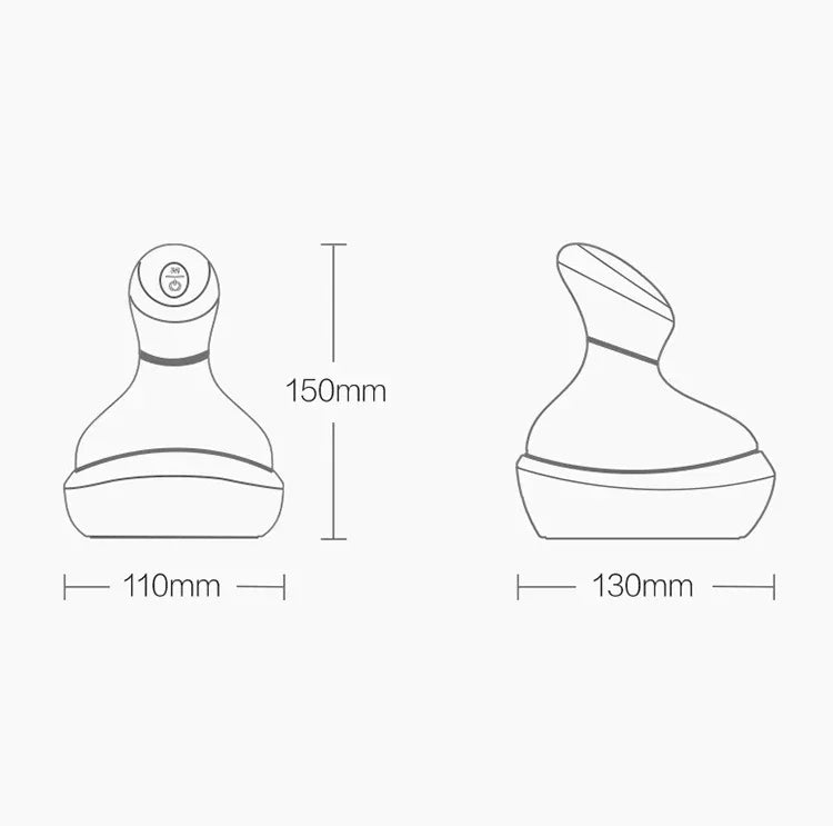 เครื่องนวดศีรษะไฟฟ้าอัจฉริยะ 3D นวดหนังศีรษะ