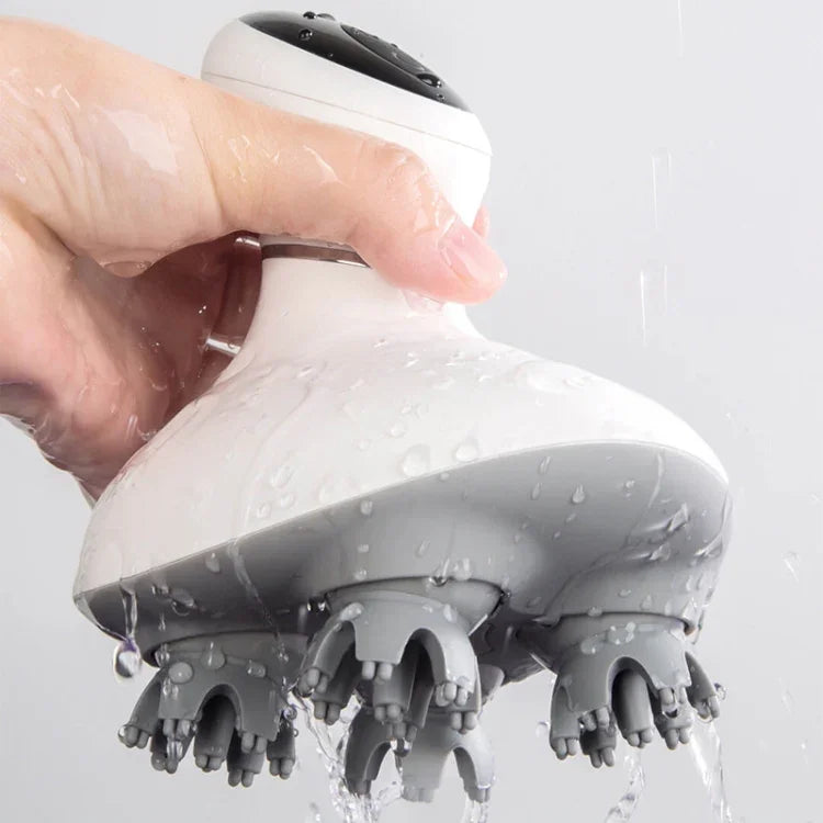 เครื่องนวดศีรษะไฟฟ้าอัจฉริยะ 3D นวดหนังศีรษะ