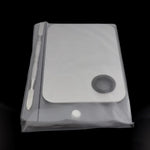 พาเลตต์สแตนเลสสี่เหลี่ยมสำหรับแต่งหน้า ขนาด L, 150*100mm
