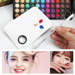 พาเลตต์สแตนเลสสี่เหลี่ยมสำหรับแต่งหน้า ขนาด L, 150*100mm