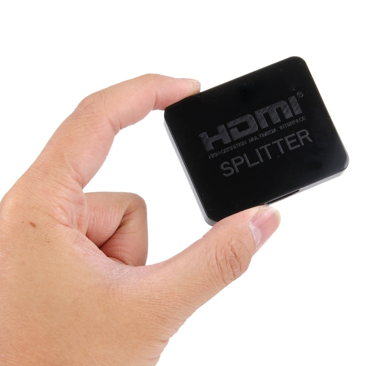 ตัวแยกสัญญาณ HDMI 4K Full HD 1080p สวิตช์ HDMI 1x2 พร้อมขยายสัญญาณ แสดงผลคู่สำหรับ HDTV DVD PS3 Xbox, HDMI 4K (สีดำ), HDMI 4K (สีขาว)