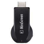 MiraScreen ตัวรับสัญญาณแสดงผล WiFi / Miracast Airplay DLNA อุปกรณ์สะท้อนหน้าจอไร้สายพร้อมสาย USB 2 in 1
