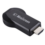 MiraScreen ตัวรับสัญญาณแสดงผล WiFi / Miracast Airplay DLNA อุปกรณ์สะท้อนหน้าจอไร้สายพร้อมสาย USB 2 in 1