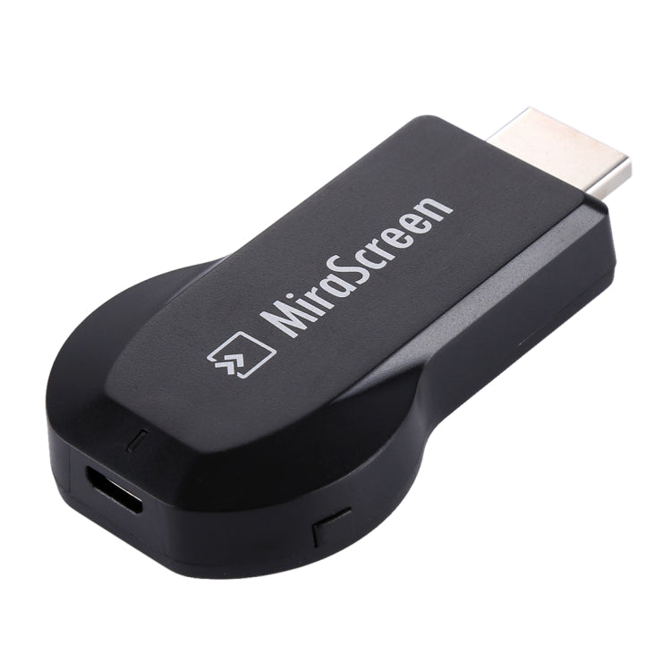 MiraScreen ตัวรับสัญญาณแสดงผล WiFi / Miracast Airplay DLNA อุปกรณ์สะท้อนหน้าจอไร้สายพร้อมสาย USB 2 in 1