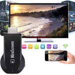 MiraScreen ตัวรับสัญญาณแสดงผล WiFi / Miracast Airplay DLNA อุปกรณ์สะท้อนหน้าจอไร้สายพร้อมสาย USB 2 in 1