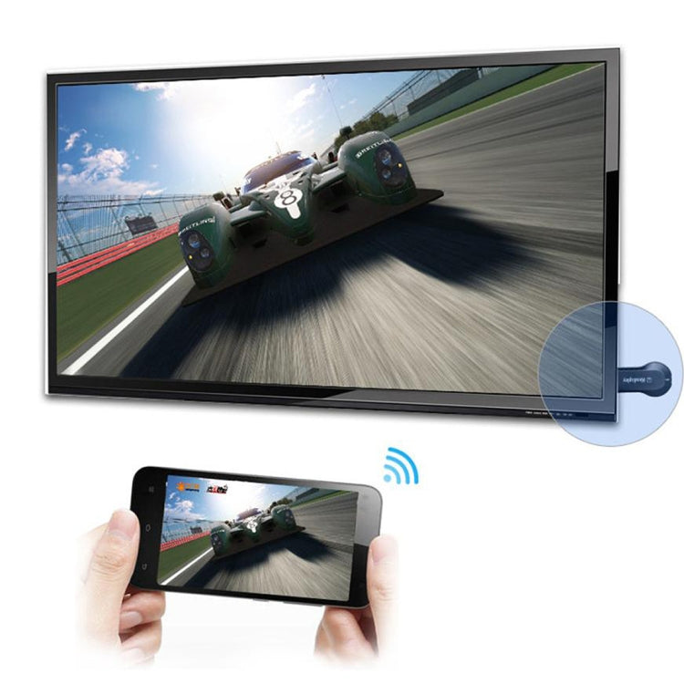 MiraScreen ตัวรับสัญญาณแสดงผล WiFi / Miracast Airplay DLNA อุปกรณ์สะท้อนหน้าจอไร้สายพร้อมสาย USB 2 in 1