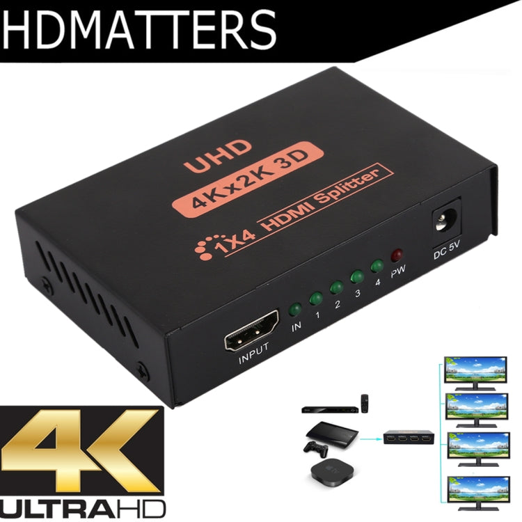 เครื่องแยกสัญญาณ HDMI CY10 UHD 4K x 2K 3D 1 ต่อ 4, CY10