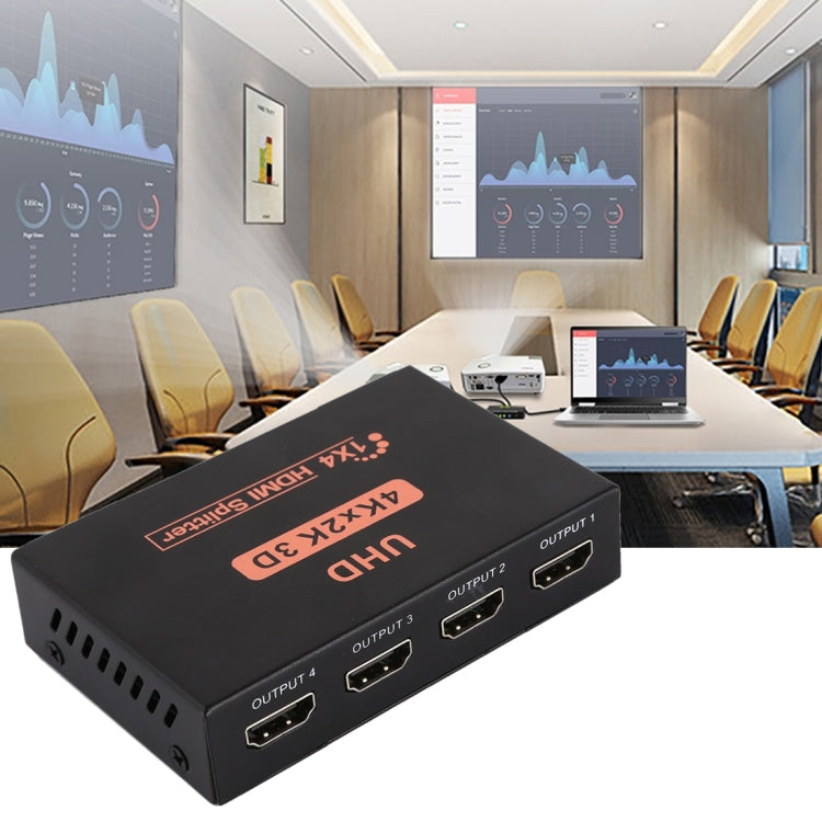 เครื่องแยกสัญญาณ HDMI CY10 UHD 4K x 2K 3D 1 ต่อ 4, CY10
