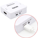 อะแดปเตอร์แปลงสัญญาณ HOWEI HW-2105 Mini AV CVBS/L+R เป็น HDMI รองรับสเกล 1080P, HW-2105 AV เป็น HDMI