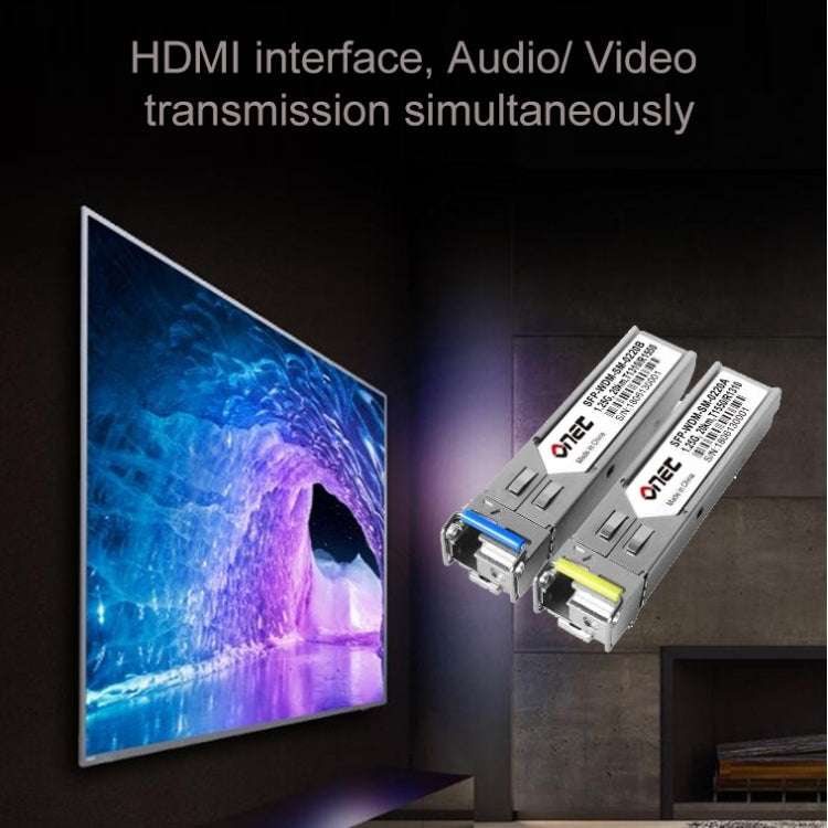 OPT882-KVM ตัวขยายสัญญาณ HDMI (รับและส่ง) แบบไฟเบอร์ออปติก พร้อมพอร์ต USB และฟังก์ชัน KVM ระยะส่ง 20KM, OPT882-KVM