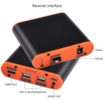 OPT882-KVM ตัวขยายสัญญาณ HDMI (รับและส่ง) แบบไฟเบอร์ออปติก พร้อมพอร์ต USB และฟังก์ชัน KVM ระยะส่ง 20KM, OPT882-KVM