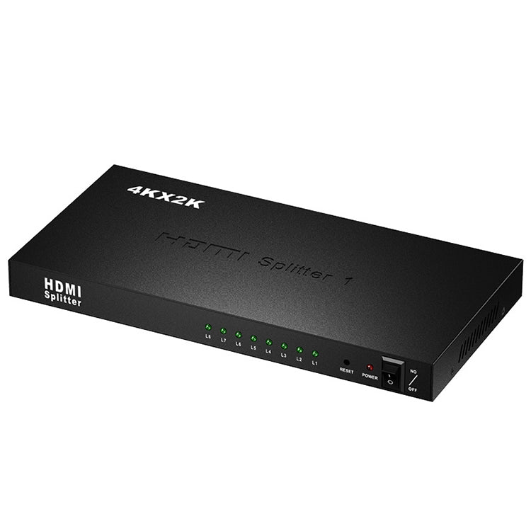 เครื่องแยกสัญญาณ HDMI 1 x 8 Full HD 1080P พร้อมสวิตช์ รองรับ 3D และ 4K x 2K