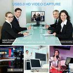 K004 HDMI เป็น USB 3.0 UVC การ์ดจับภาพวิดีโอ HD