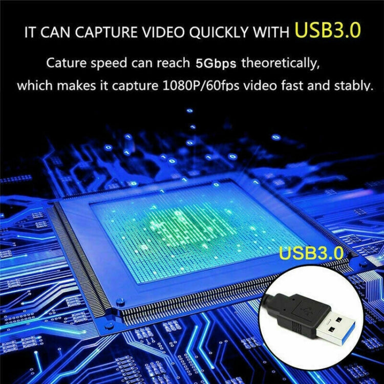K004 HDMI เป็น USB 3.0 UVC การ์ดจับภาพวิดีโอ HD