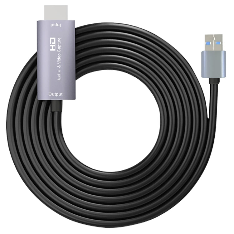 Z36 การ์ดจับภาพวิดีโอ HD HDMI ตัวผู้เป็น USB ตัวผู้ ความยาวสาย: 2m, HDMI เป็น USB