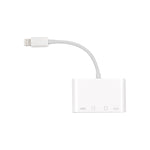 NK-103C ตัวแปลงอะแดปเตอร์มือถือมัลติฟังก์ชัน 4 ใน 1 8 พิน เป็น HDMI, NK-103C