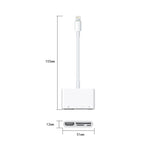 NK-103C ตัวแปลงอะแดปเตอร์มือถือมัลติฟังก์ชัน 4 ใน 1 8 พิน เป็น HDMI, NK-103C