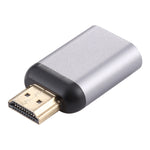 อะแดปเตอร์อลูมิเนียม Type-C / USB-C ตัวเมีย เป็น HDMI ตัวผู้, Type-C ตัวเมีย เป็น HDMI ตัวผู้