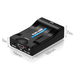 ตัวแปลง SCART เป็น HDMI HDTV1080P HD, SCART เป็น HDMI