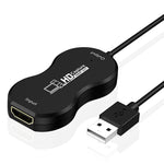 USB 2.0 เป็น HDMI จับภาพและบันทึกวิดีโอเกม HD แบบถ่ายทอดสด