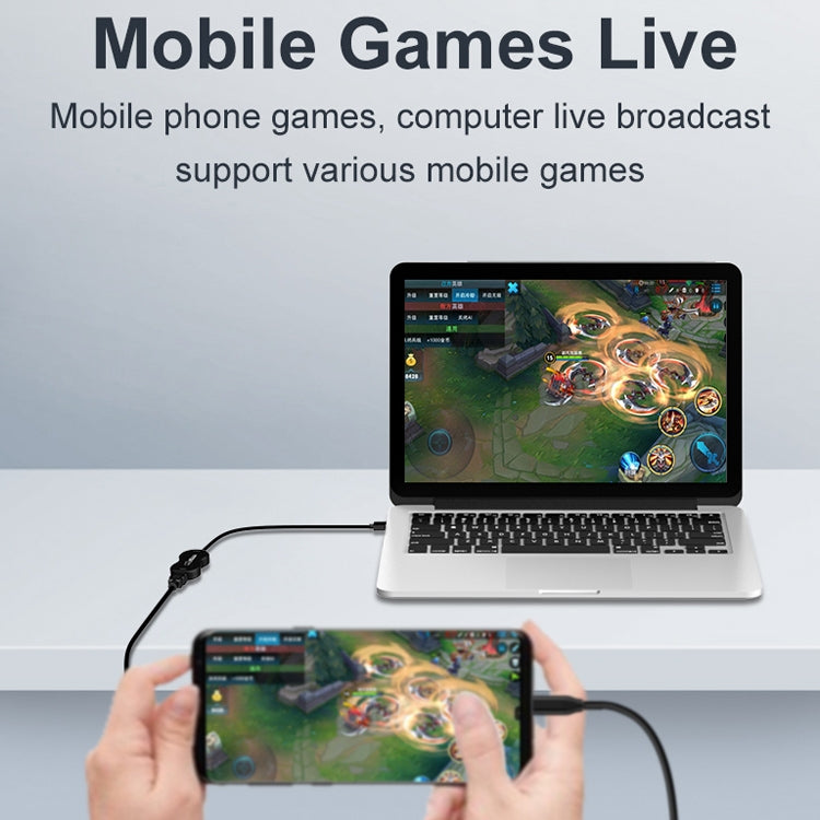 USB 2.0 เป็น HDMI จับภาพและบันทึกวิดีโอเกม HD แบบถ่ายทอดสด