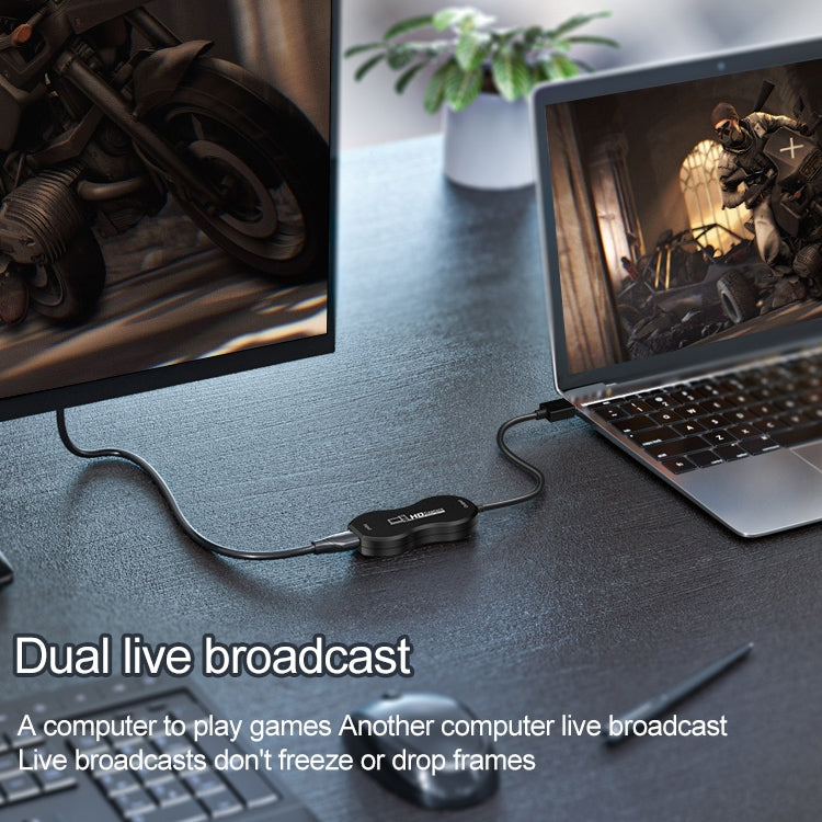 USB 2.0 เป็น HDMI จับภาพและบันทึกวิดีโอเกม HD แบบถ่ายทอดสด