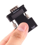 ตัวแปลง HDMI ตัวเมียเป็น VGA ตัวผู้พร้อมอะแดปเตอร์เสียงสำหรับโปรเจคเตอร์, จอมอนิเตอร์, ทีวี, HDMI เป็น VGA+เสียง