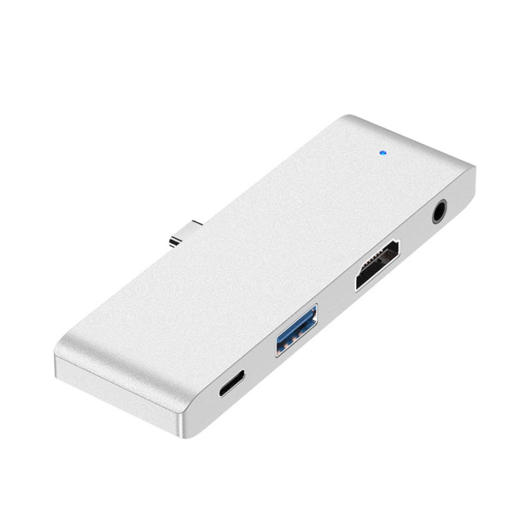 HW-TC29 HUB อะแดปเตอร์ขยายมัลติฟังก์ชัน 4 ใน 1 Type-C / USB-C สำหรับ iPad Pro