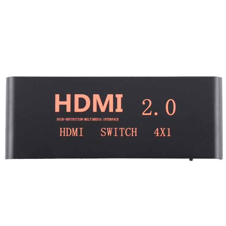 สวิตช์ HDMI 2.0 4X1 4K/60Hz พร้อมรีโมทคอนโทรล, ปลั๊ก EU, 4X1