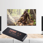 สวิตช์ HDMI 2.0 4X1 4K/60Hz พร้อมรีโมทคอนโทรล, ปลั๊ก EU, 4X1