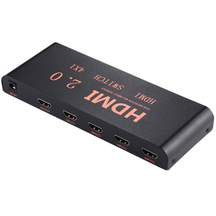 สวิตช์ HDMI 2.0 4X1 4K/60Hz พร้อมรีโมทคอนโทรล, ปลั๊ก EU, 4X1